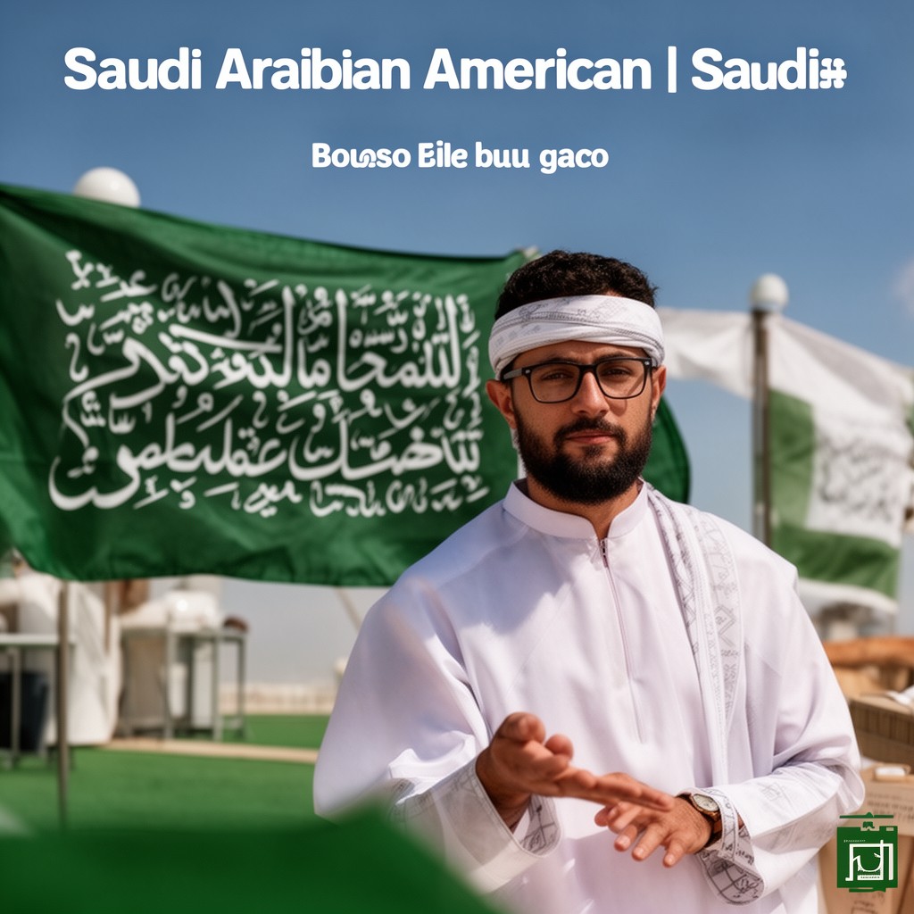 AI-generated illustration of Saudi Arabian American