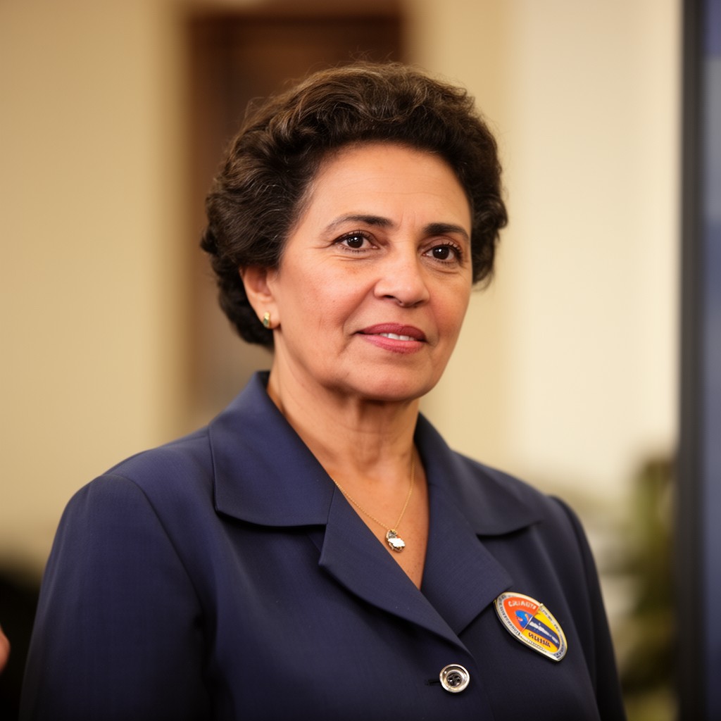 AI-generated illustration of Vilma Espín