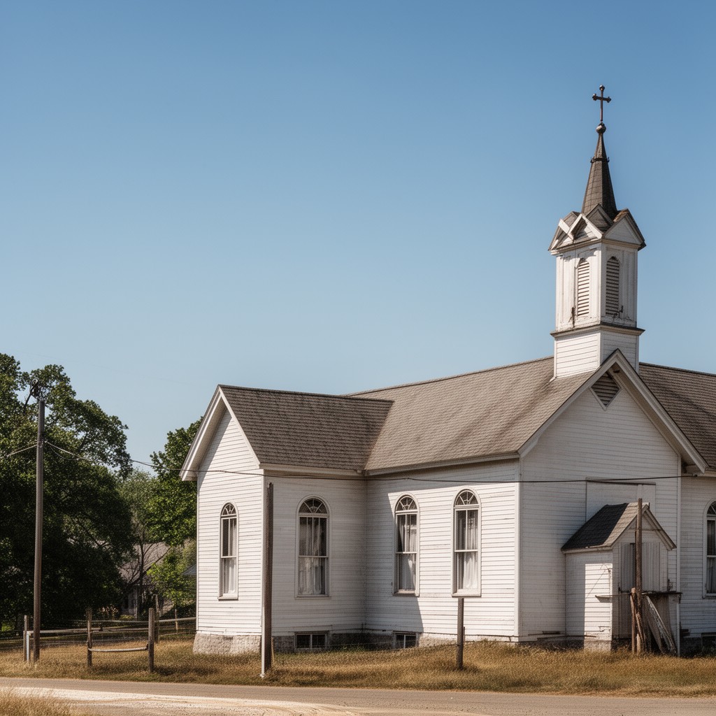 AI-generated illustration of Anabaptist churches