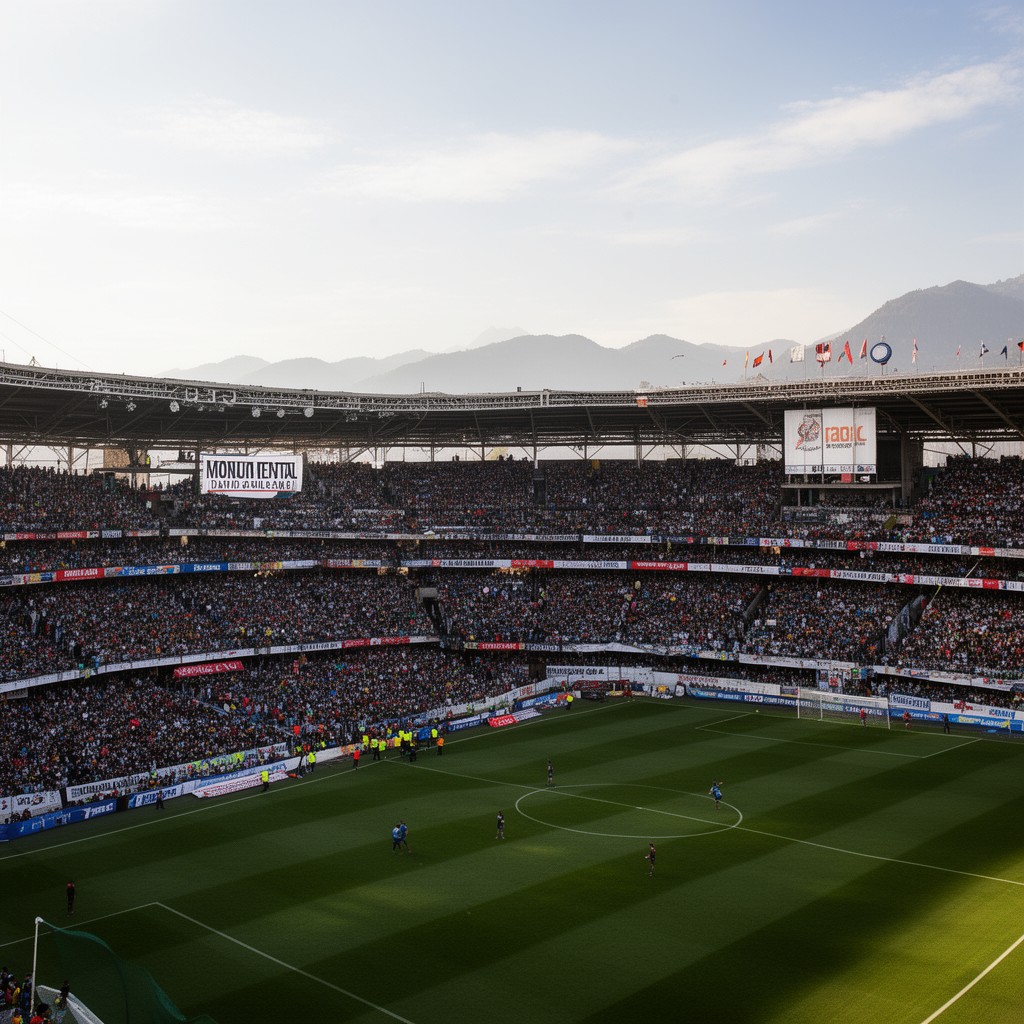 AI-generated illustration of Estadio Monumental David Arellano