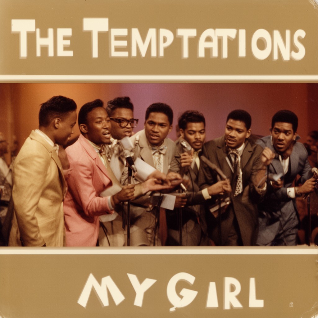 AI-generated illustration of The Temptations