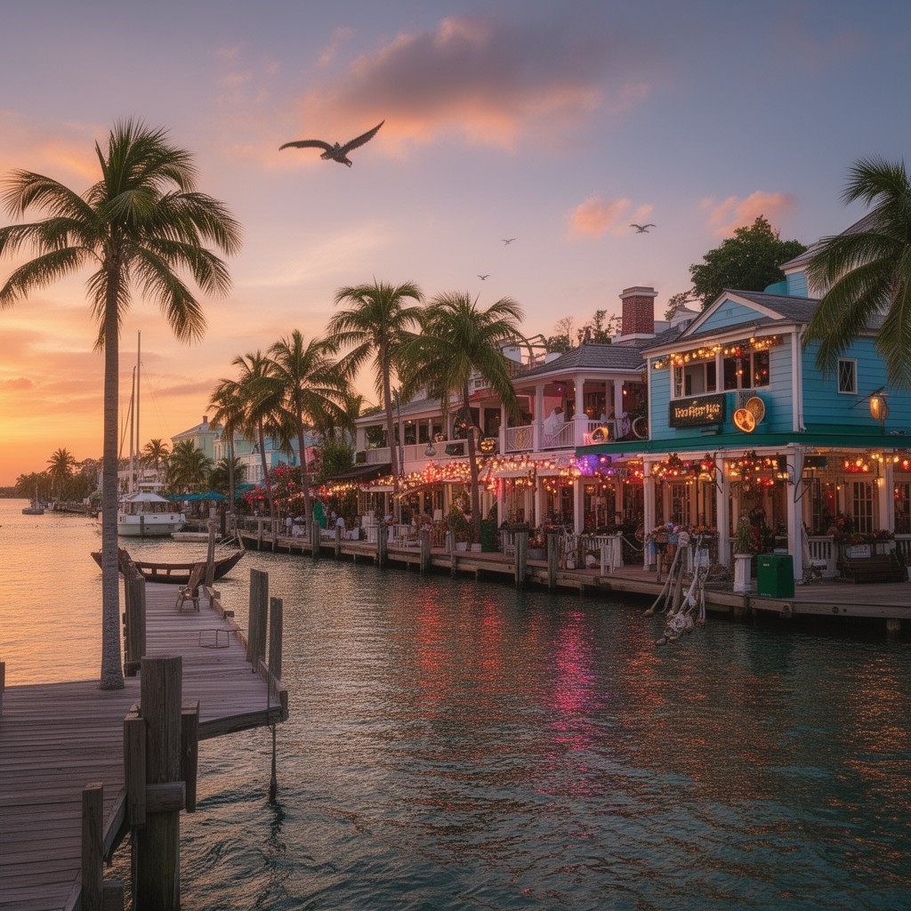 AI-generated illustration of Key West, Florida