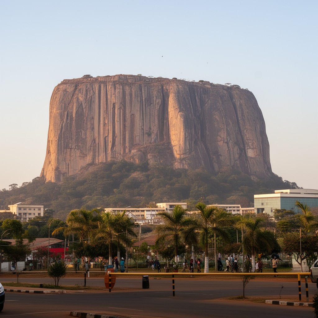 AI-generated illustration of Aso Rock
