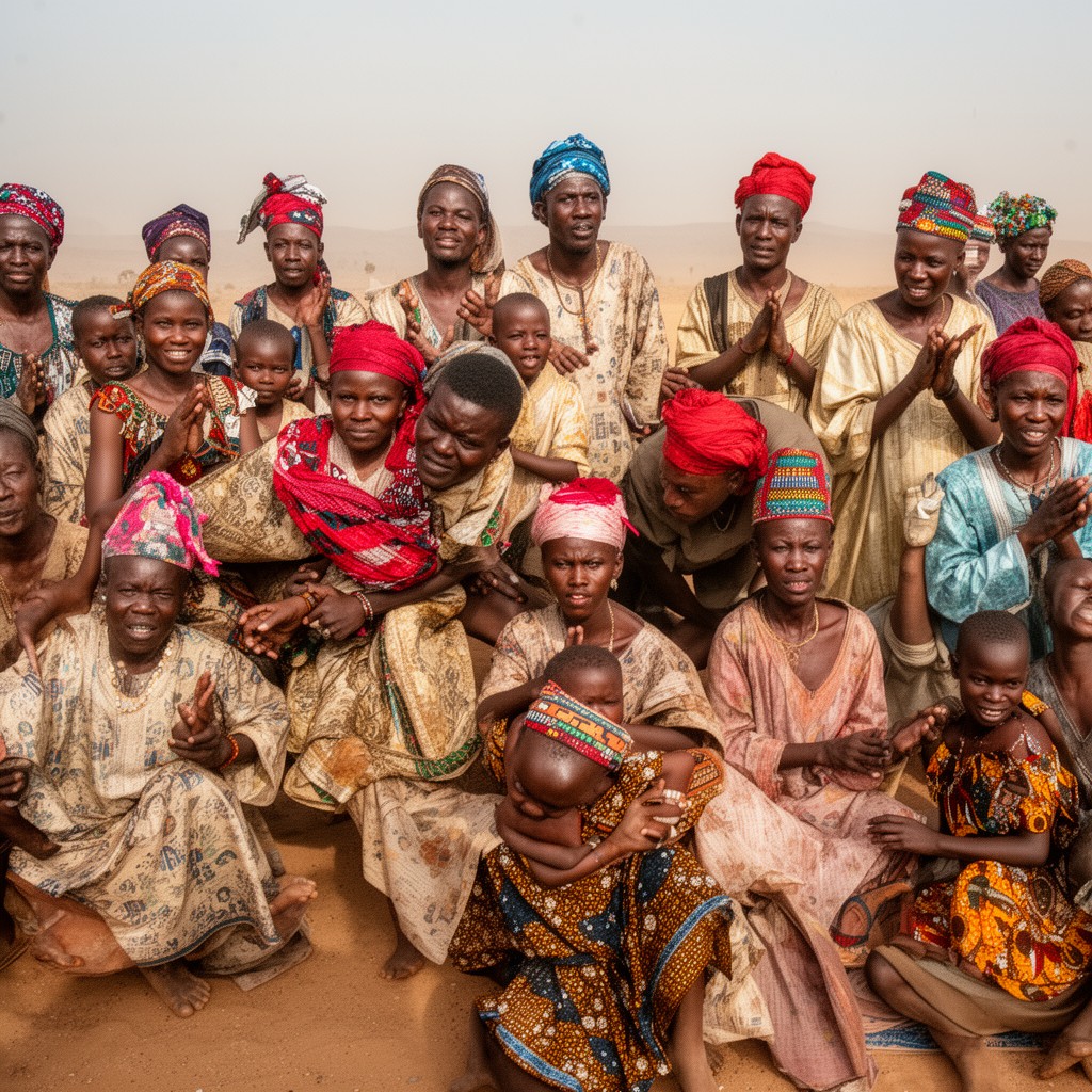 AI-generated illustration of Hausa-Fulani