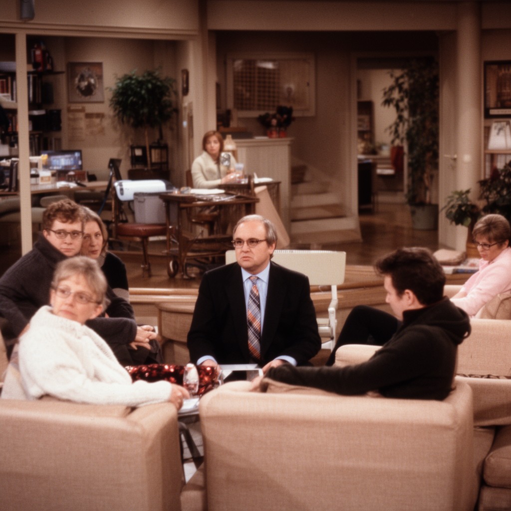 AI-generated illustration of The Bob Newhart Show