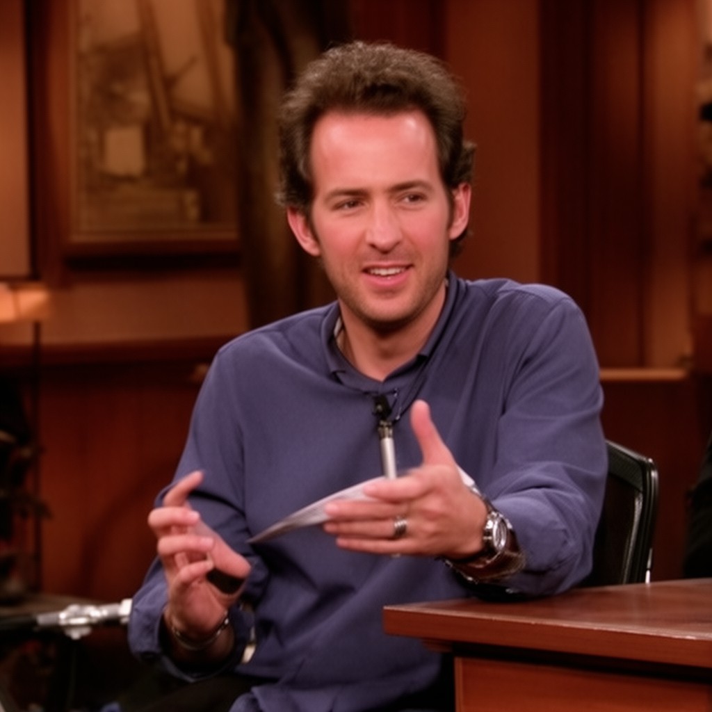 AI-generated illustration of Jerry Seinfeld