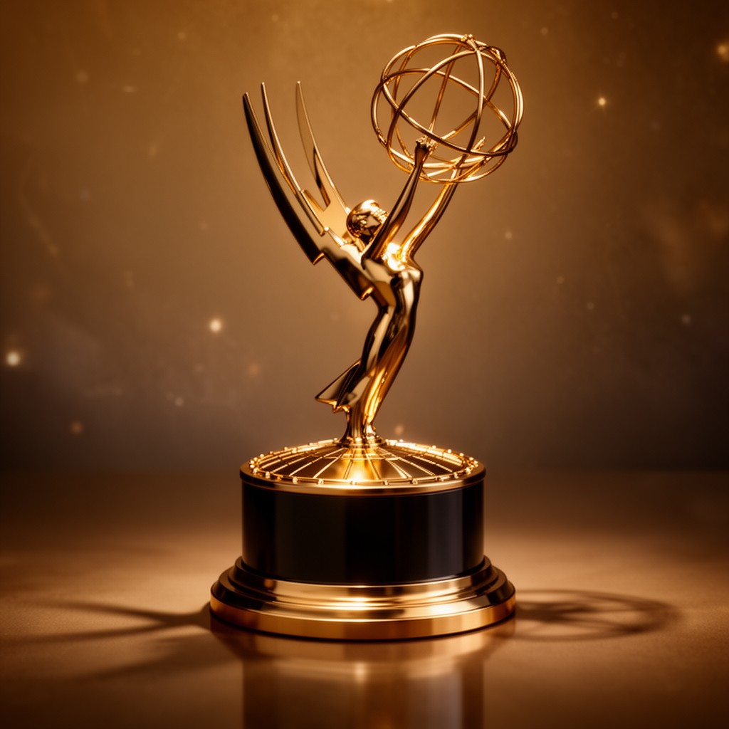 AI-generated illustration of Primetime Emmy Award for Outstanding Guest Actor in a Comedy Series