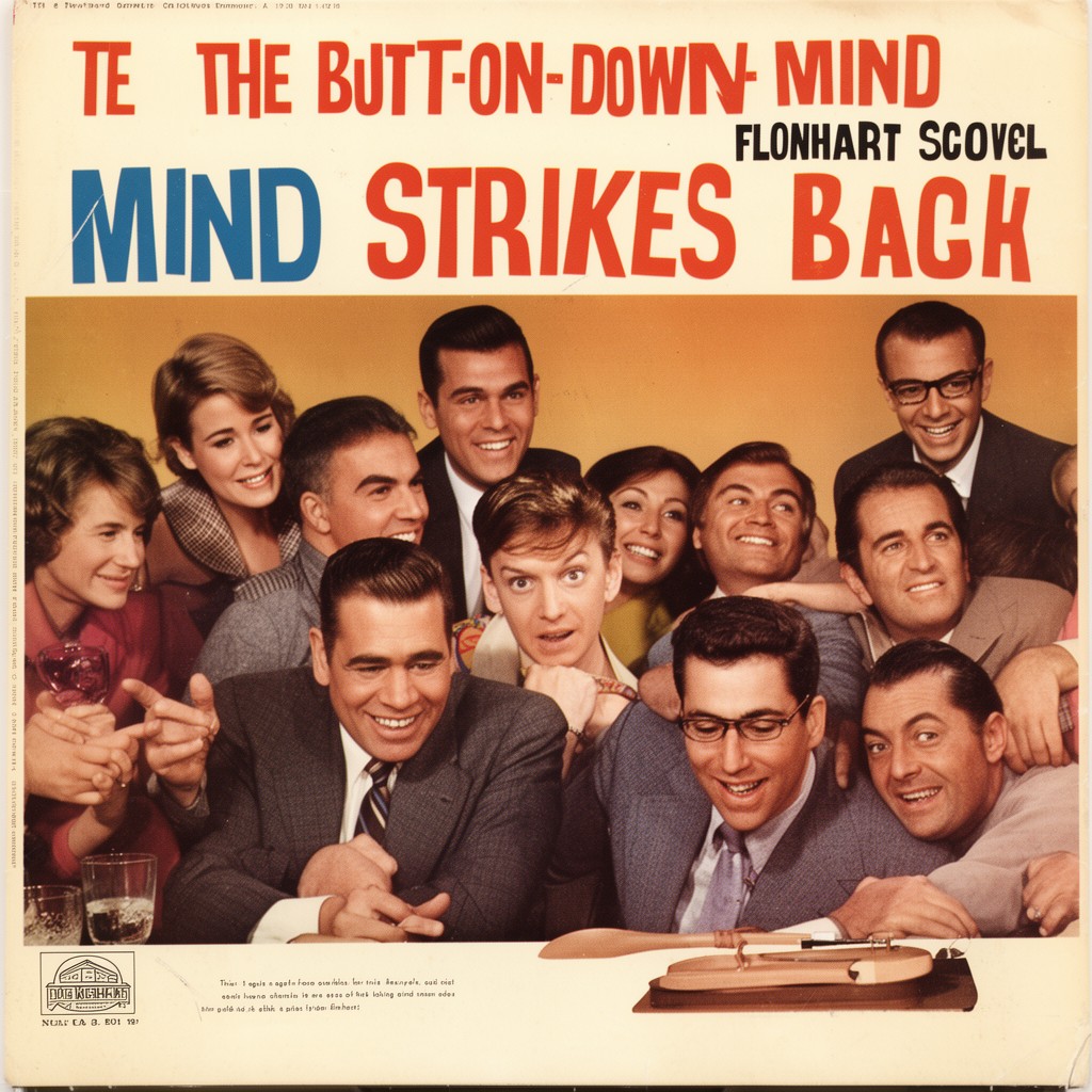 AI-generated illustration of The Button-Down Mind Strikes Back