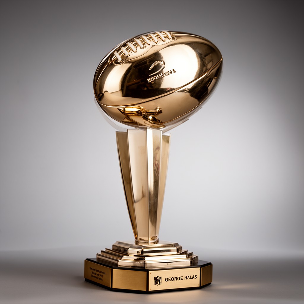 AI-generated illustration of George Halas Trophy