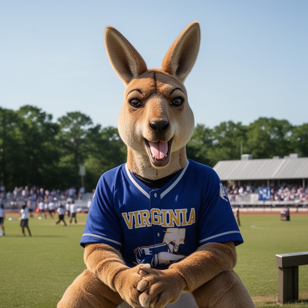 AI-generated illustration of Moe the Kangaroo