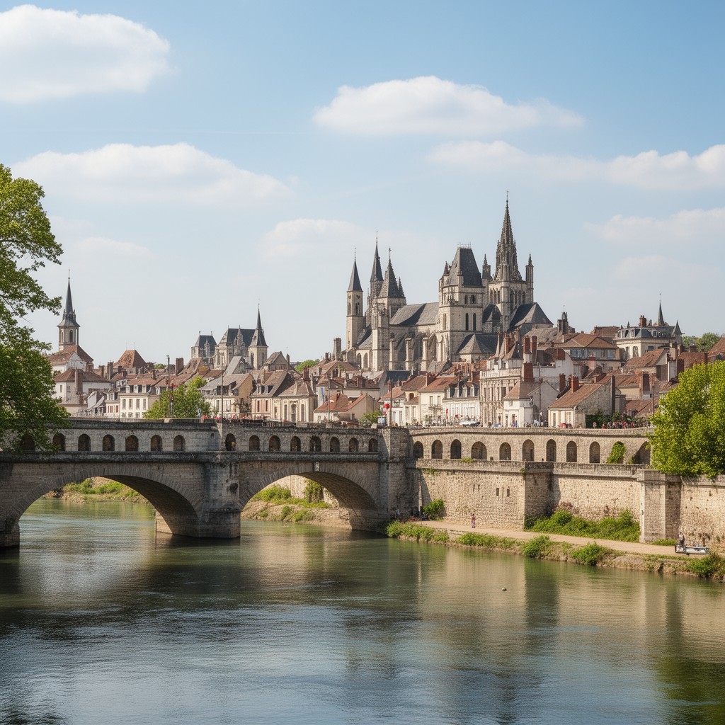 AI-generated illustration of Orléans