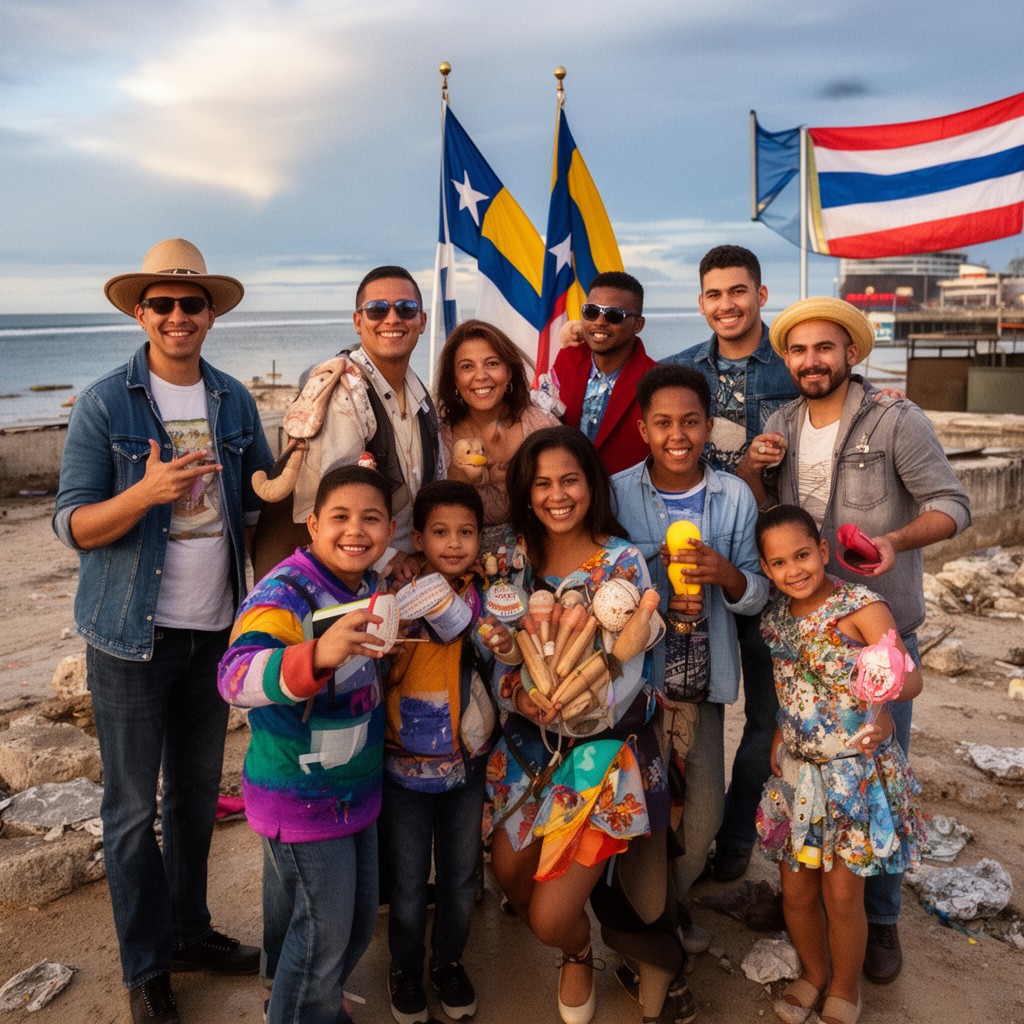 AI-generated illustration of Puerto Ricans