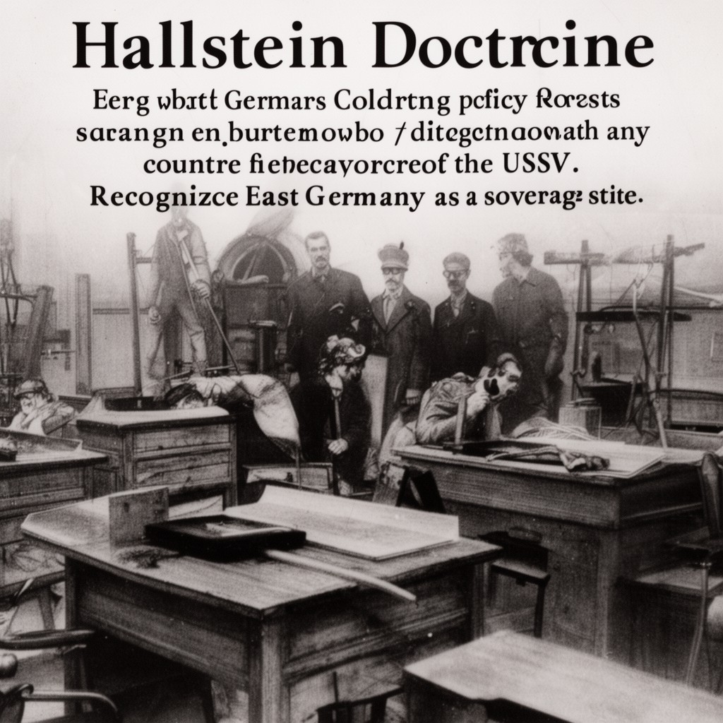 AI-generated illustration of Hallstein Doctrine