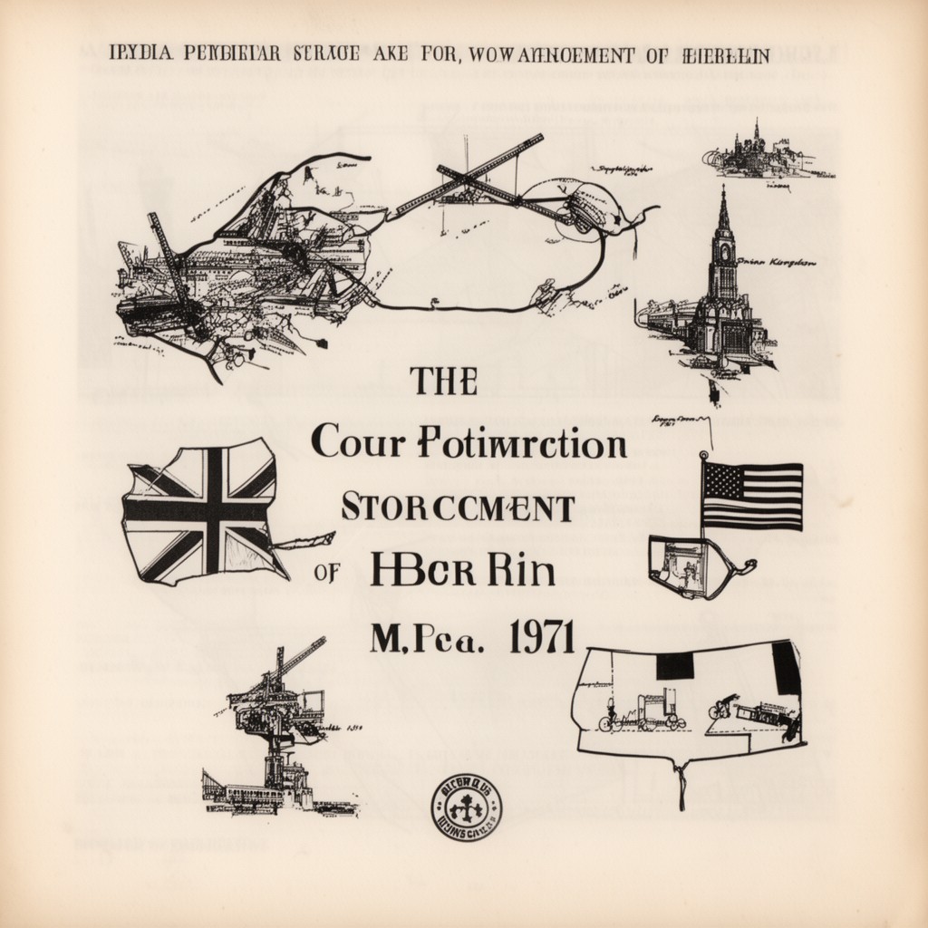 AI-generated illustration of Four Power Agreement on Berlin (1971)