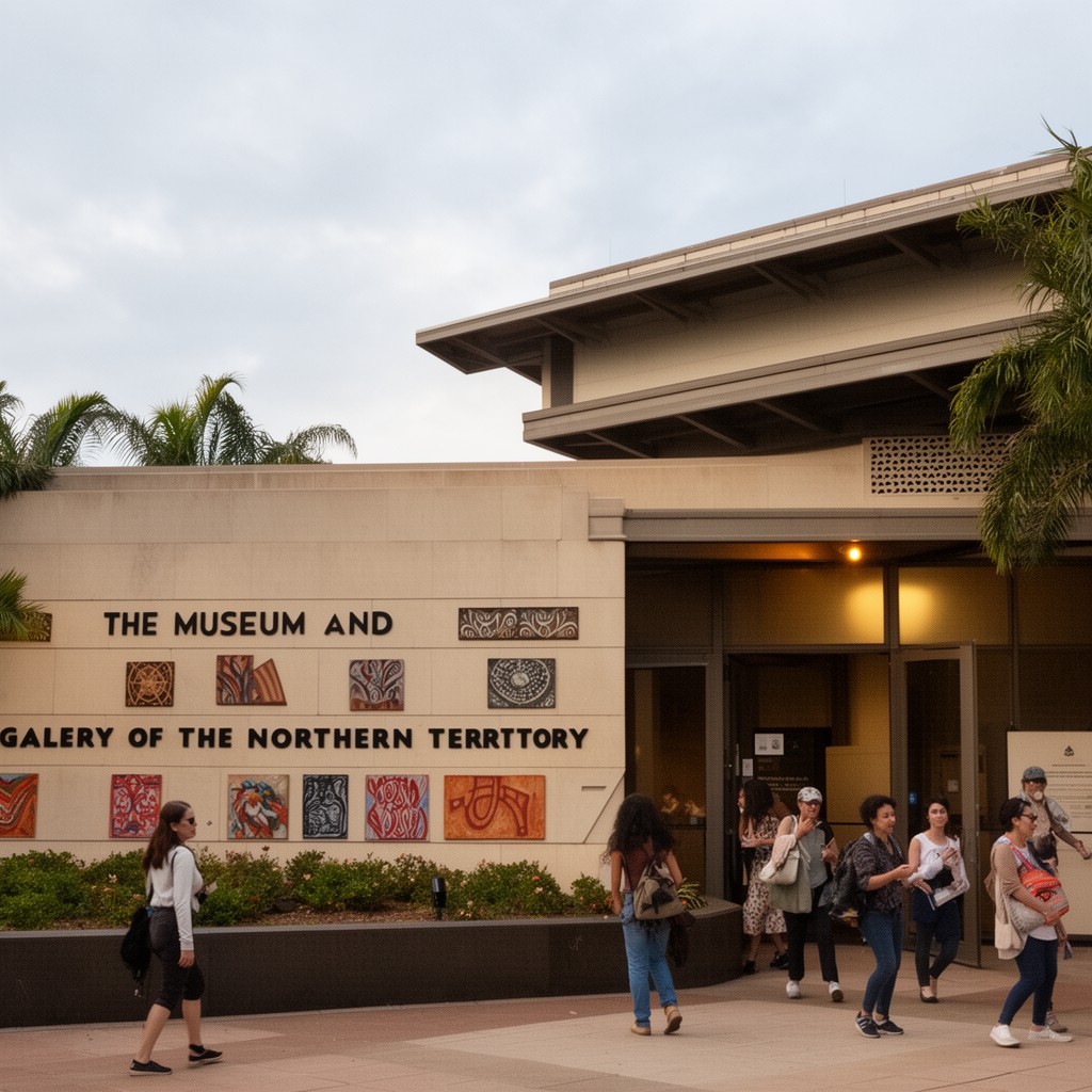 AI-generated illustration of Museum and Art Gallery of the Northern Territory