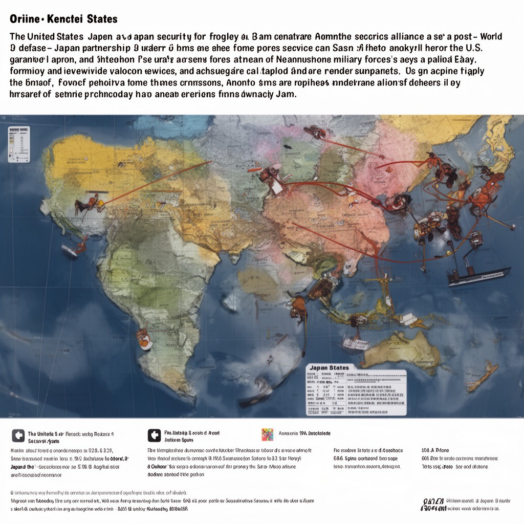 AI-generated illustration of United States–Japan security alliance