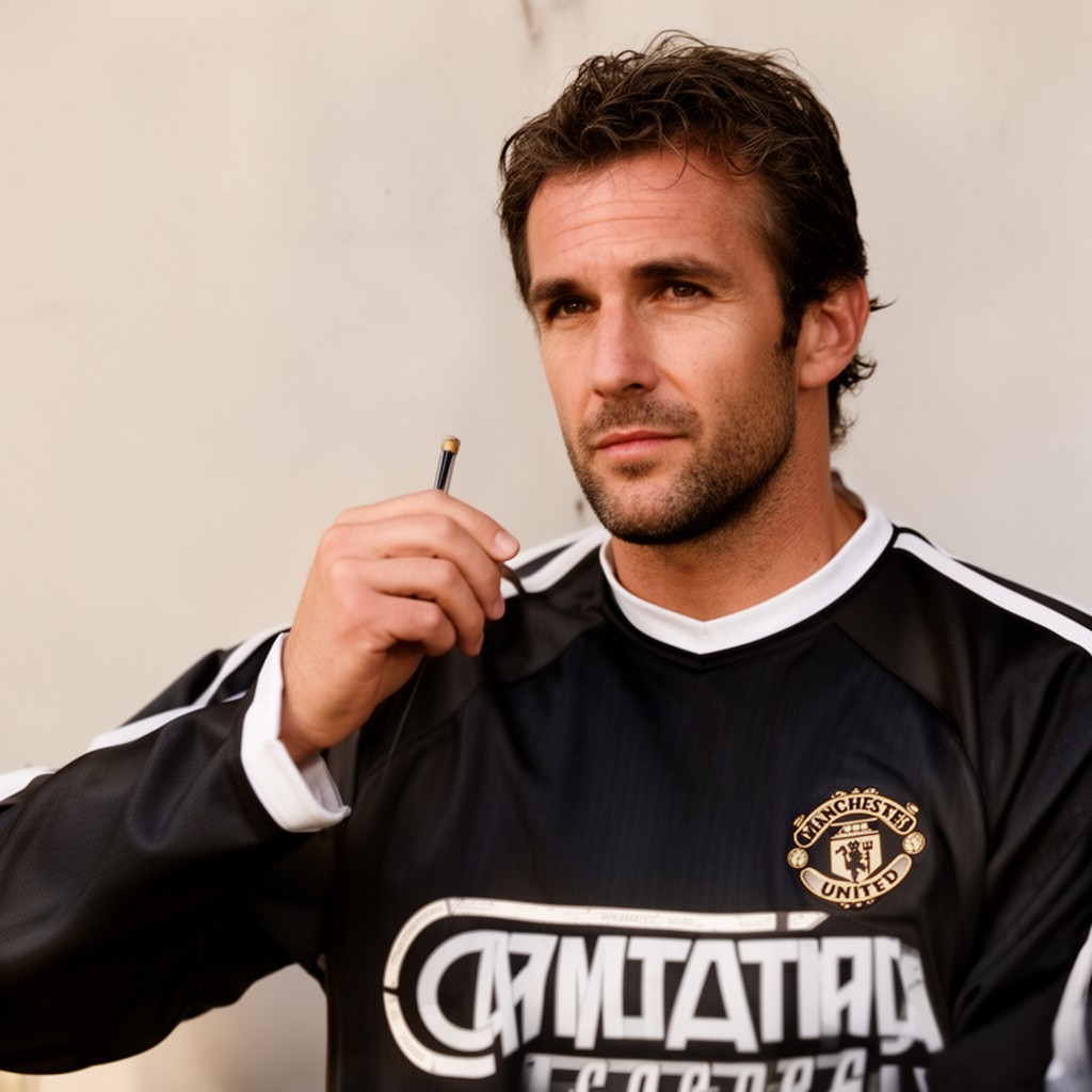 AI-generated illustration of Cantona