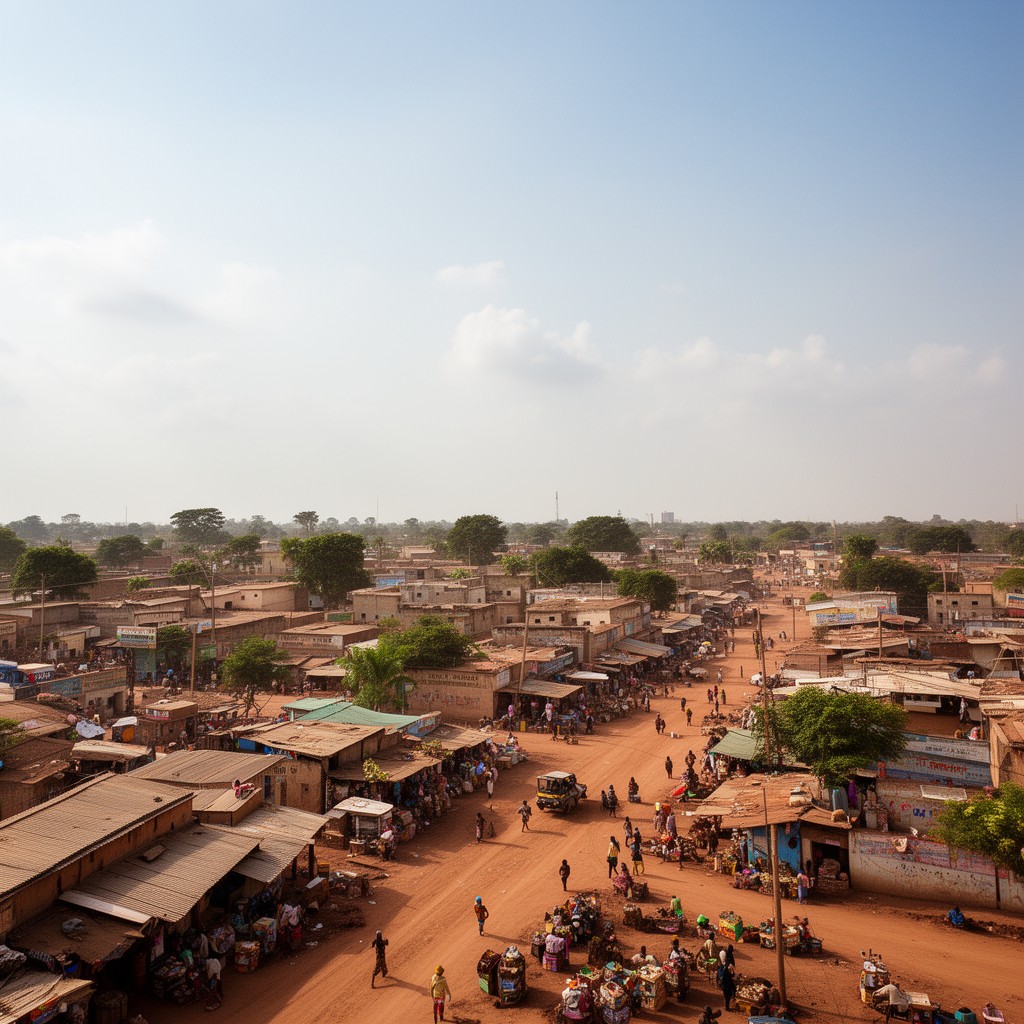 AI-generated illustration of Maiduguri