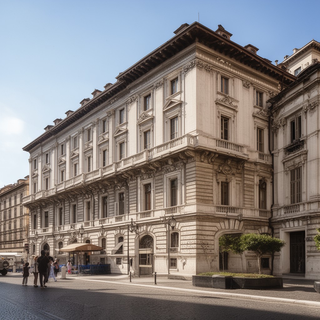 AI-generated illustration of Casa Ricordi