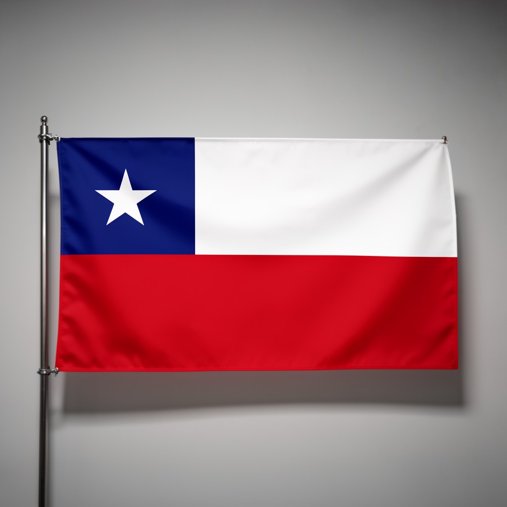 AI-generated illustration of Chilean flag