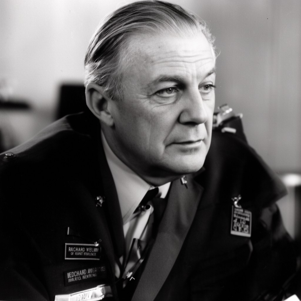 AI-generated illustration of Richard Helms