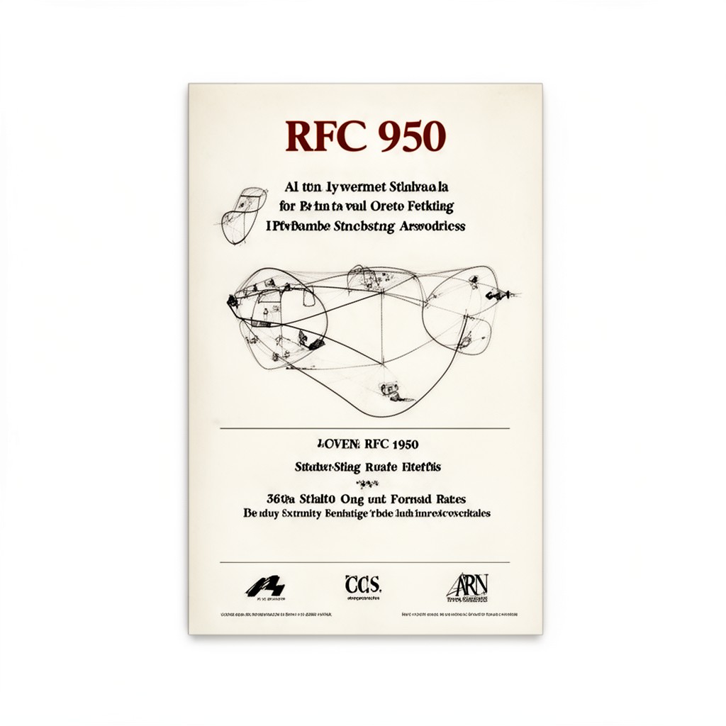 AI-generated illustration of RFC 950