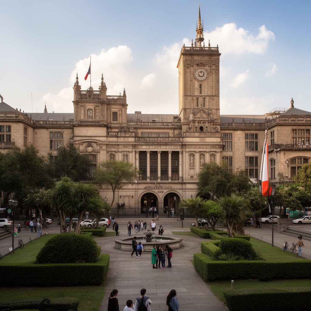AI-generated illustration of University of Chile