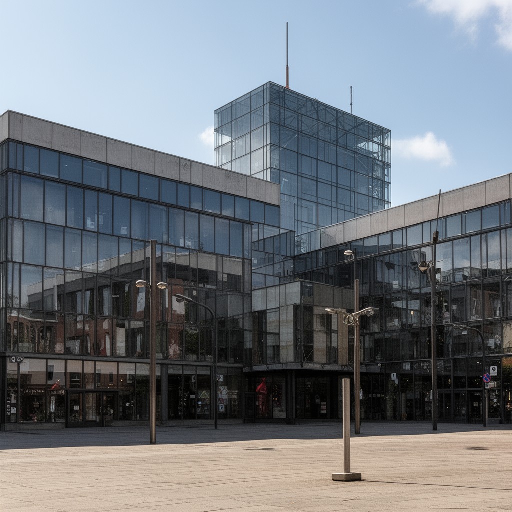 AI-generated illustration of Aarhus University