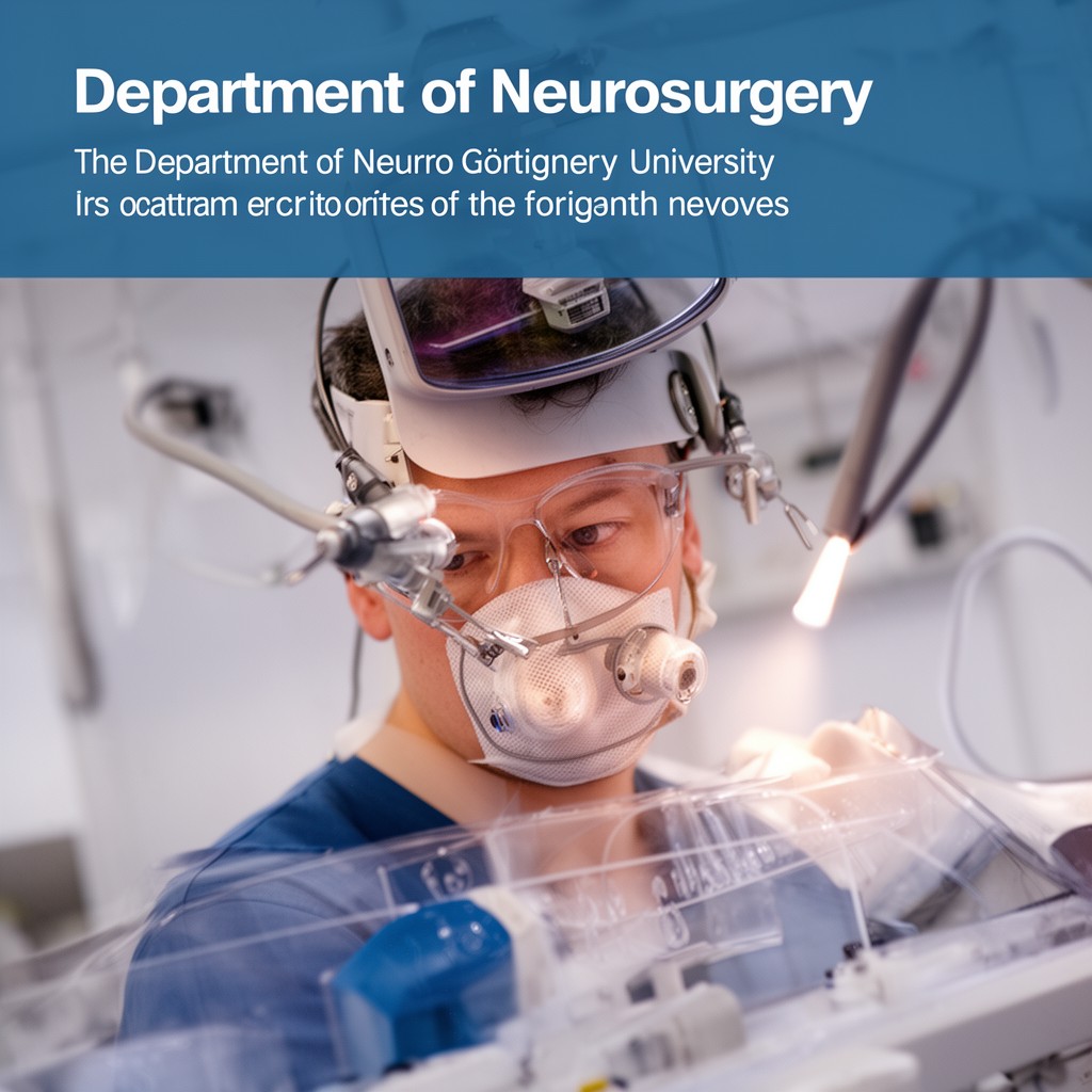 AI-generated illustration of Department of Neurosurgery