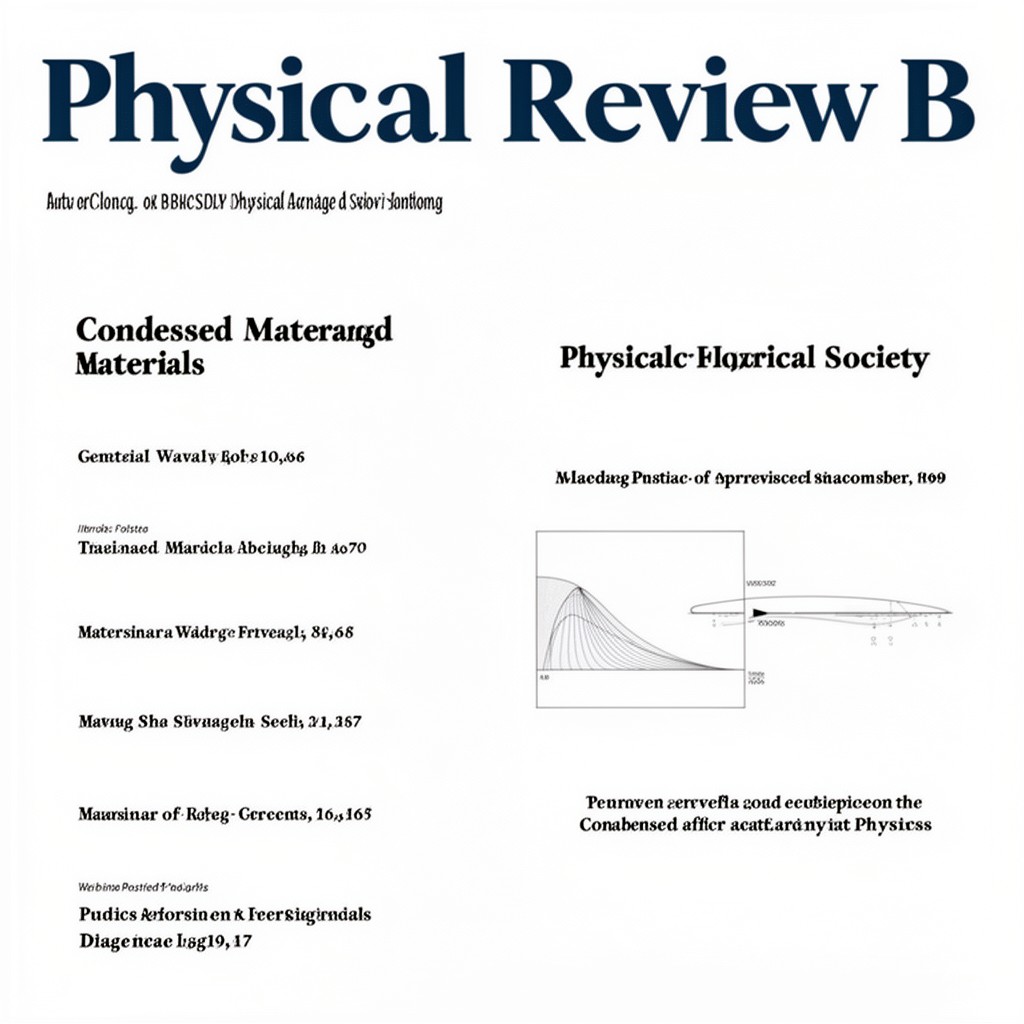 AI-generated illustration of Physical Review B