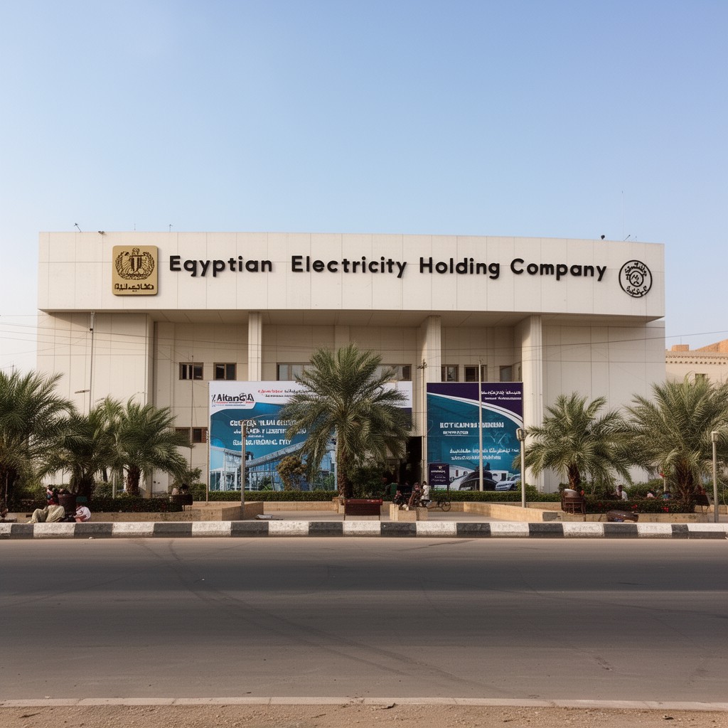 AI-generated illustration of Egyptian Electricity Holding Company