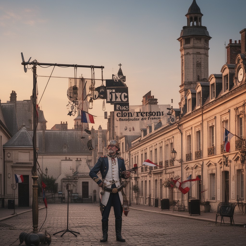 AI-generated illustration of French customs authorities