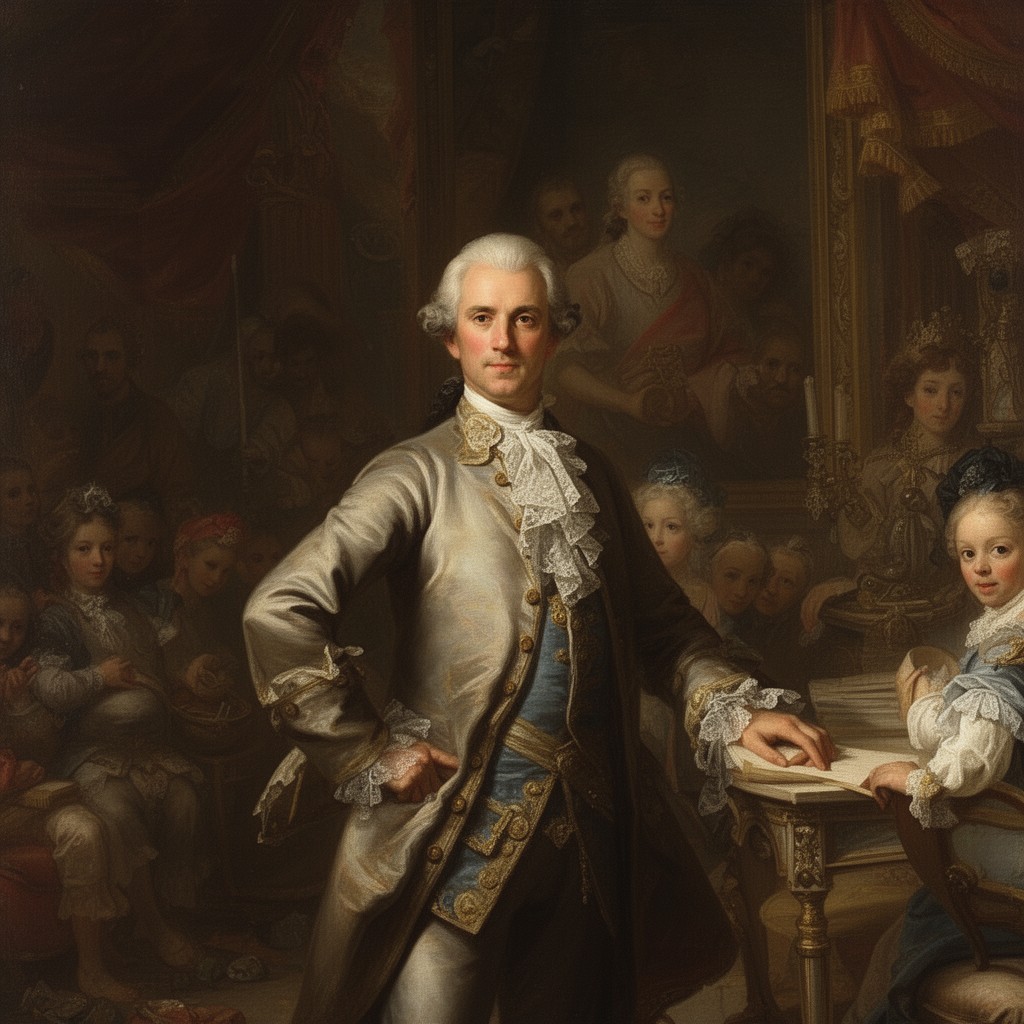 AI-generated illustration of Jules Hardouin-Mansart