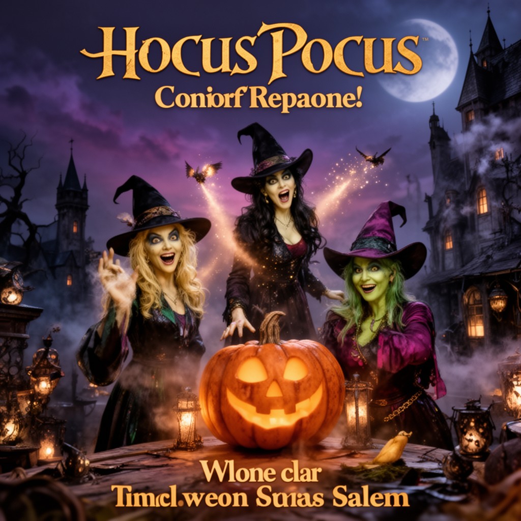 AI-generated illustration of Hocus Pocus