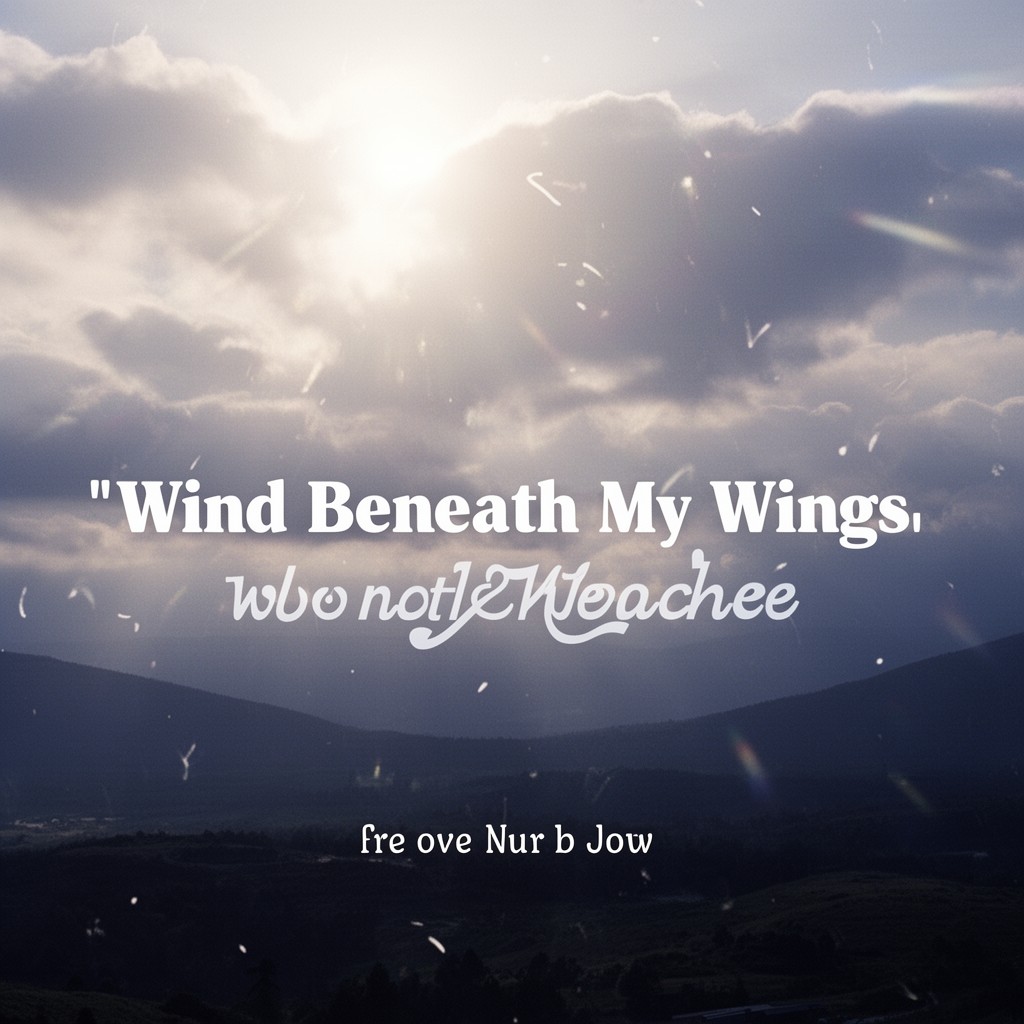 AI-generated illustration of Wind Beneath My Wings