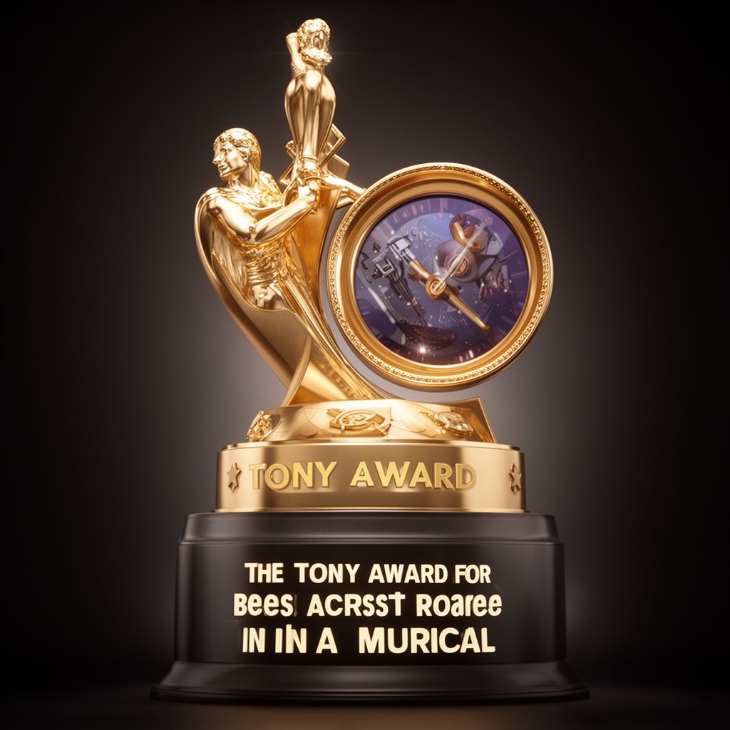 AI-generated illustration of Tony Award for Best Actress in a Musical