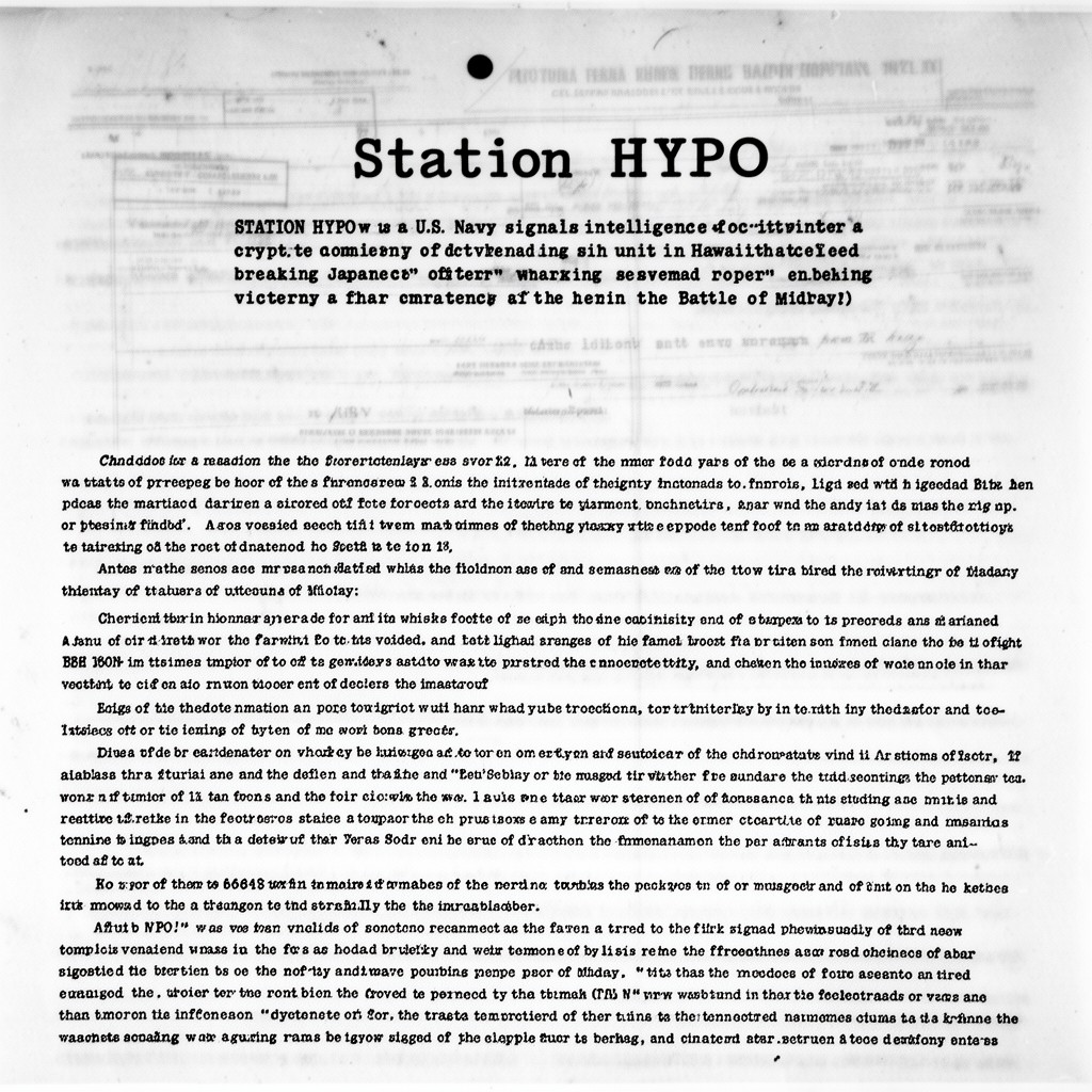 AI-generated illustration of Station HYPO