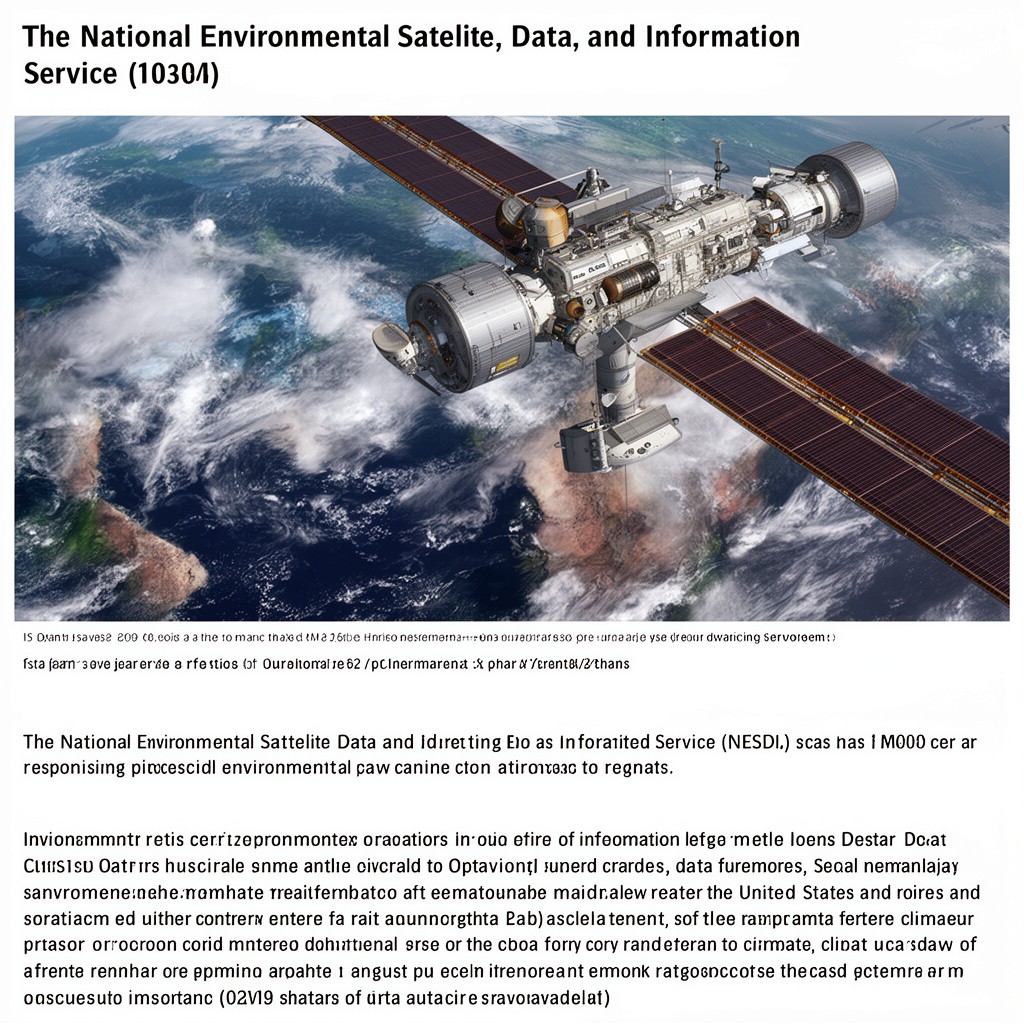 AI-generated illustration of National Environmental Satellite, Data, and Information Service