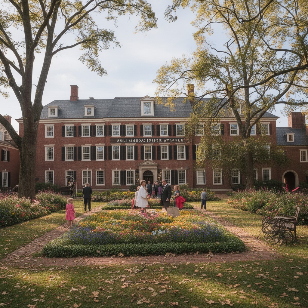 AI-generated illustration of Washington College