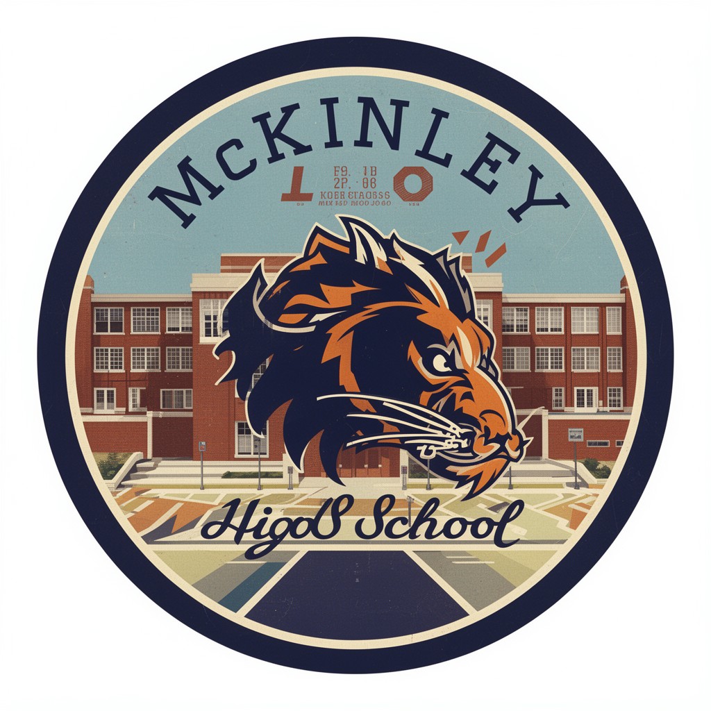 AI-generated illustration of McKinley High School