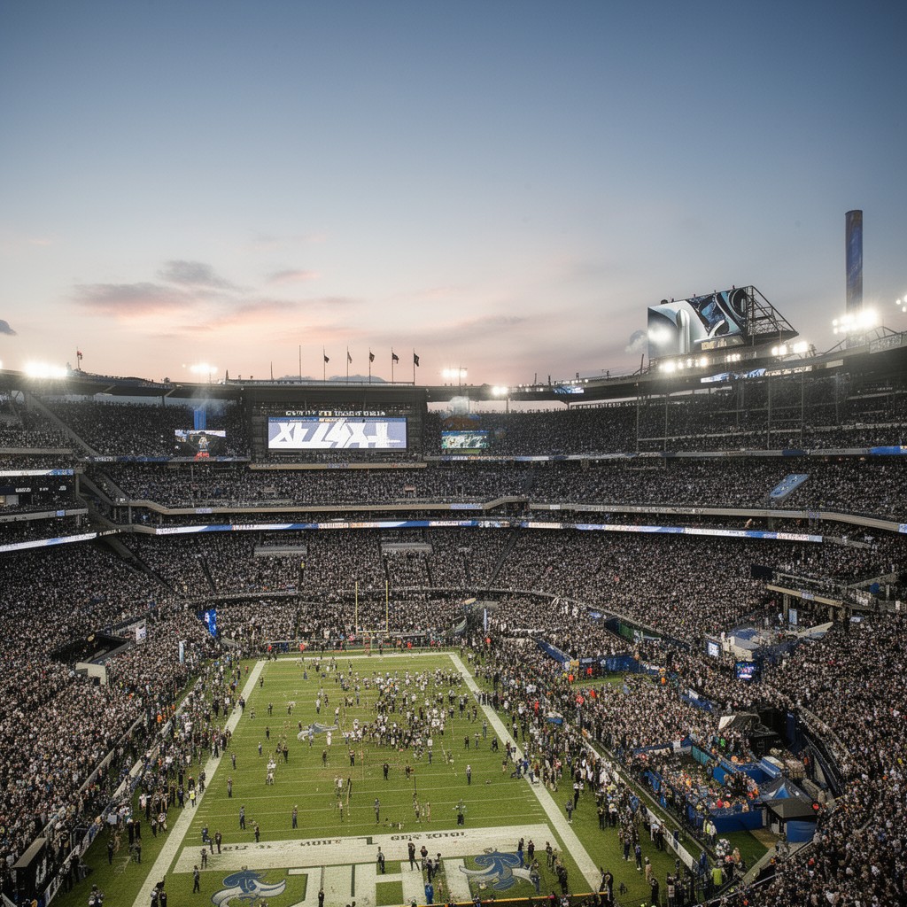 AI-generated illustration of Super Bowl XLIV