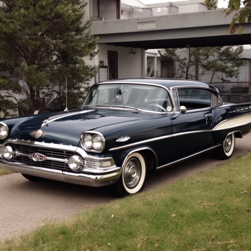 AI-generated illustration of Oldsmobile 88 series