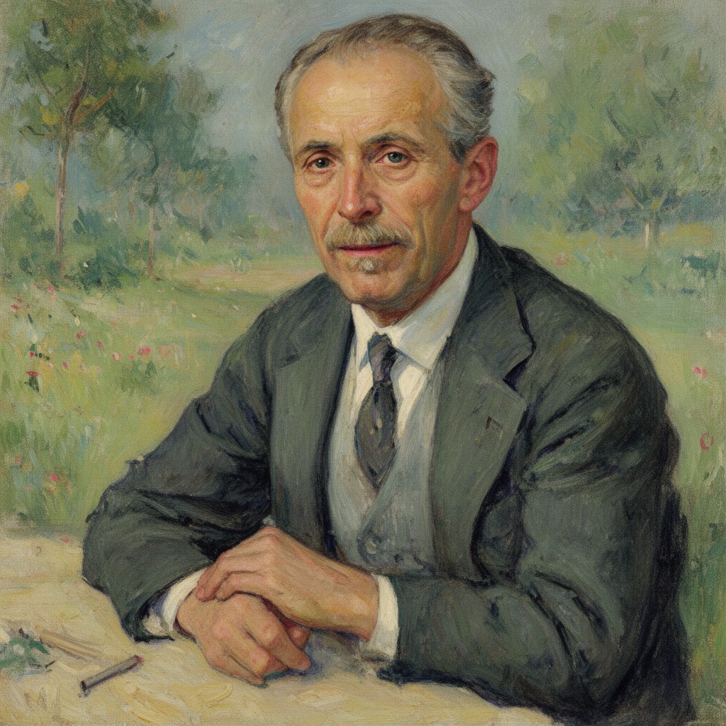 AI-generated illustration of Théo van Rysselberghe
