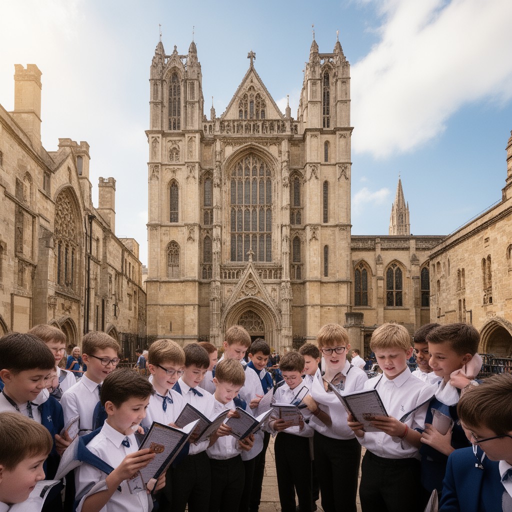 AI-generated illustration of Westminster Abbey Choir School