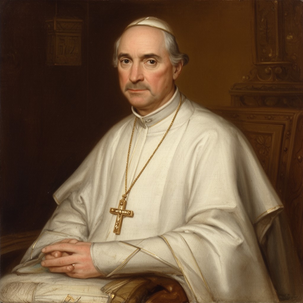 AI-generated illustration of Archbishop Matthew Parker