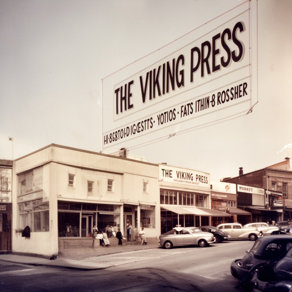 AI-generated illustration of The Viking Press