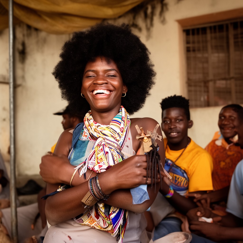 AI-generated illustration of Afro-Dominicans (Dominican Republic)