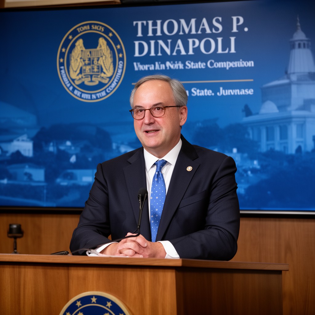 AI-generated illustration of Thomas P. DiNapoli