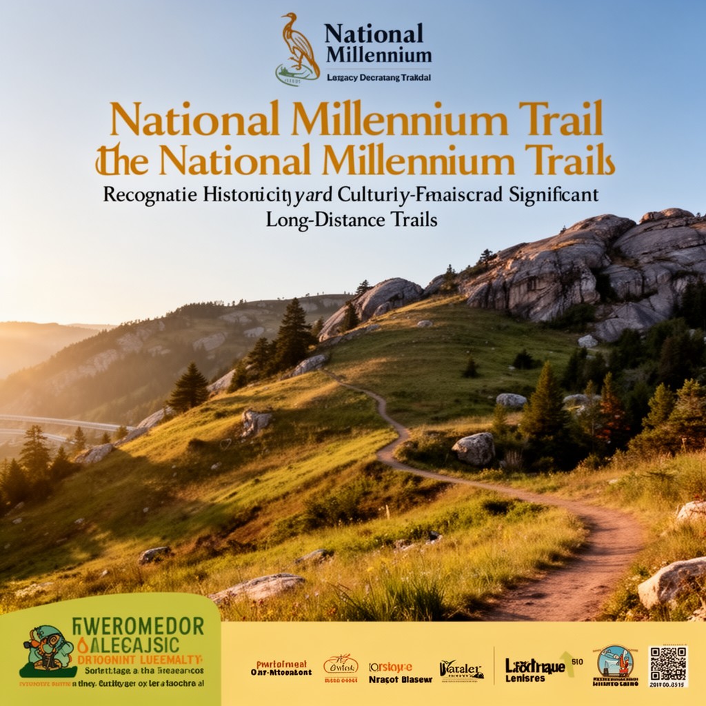 AI-generated illustration of National Millennium Trail