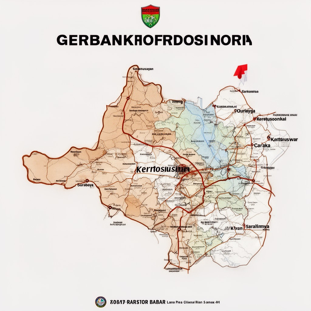 AI-generated illustration of Gerbangkertosusila